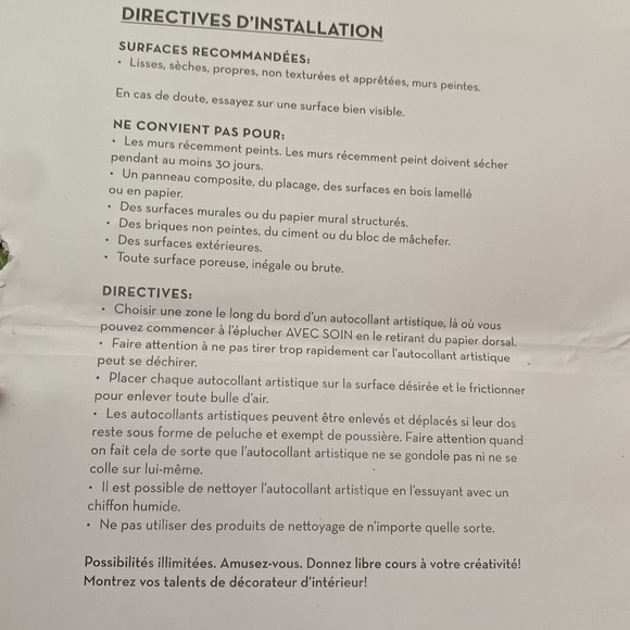 Adhesive Wall Art - Picture 10 of 10